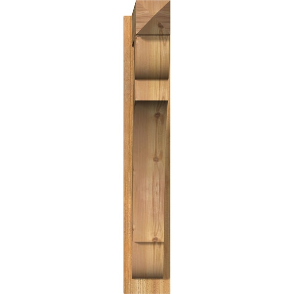 Olympic Arts & Crafts Rough Sawn Outlooker, Western Red Cedar, 6W X 24D X 36H